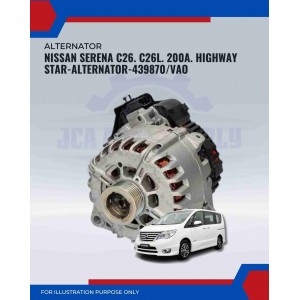 Alternator-Nissan Serena C26-C26L 200A-439870