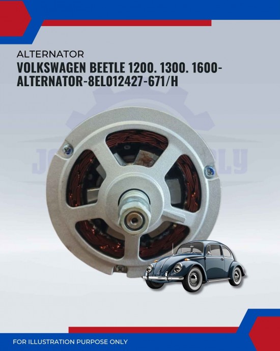 Alternator-Volkswagen Beetle 1200-1300-1600-8EL012427-671 Alternator-Volkswagen Beetle 1200-1300-1600-8EL012427-671