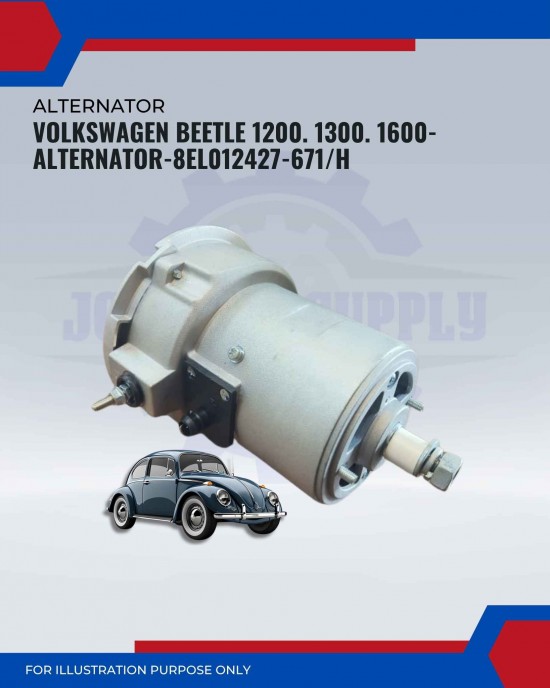 Alternator-Volkswagen Beetle 1200-1300-1600-8EL012427-671 Alternator-Volkswagen Beetle 1200-1300-1600-8EL012427-671