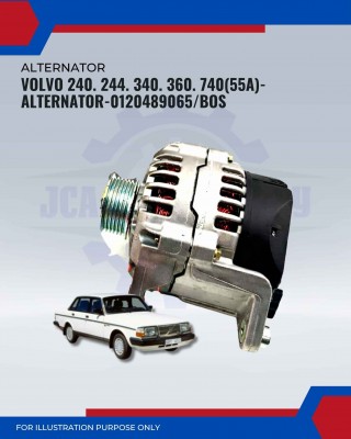 Alternator-Volvo 240-244-340-360-740 (55A)-0120489065 Alternator-Volvo 240-244-340-360-740 (55A)-0120489065
