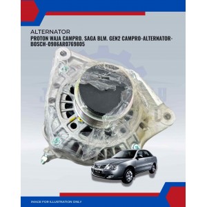 Proton Waja Campro. Saga Blm. Gen2 Campro-Alternator-Bosch-0986AR0769805 Proton Waja Campro. Saga Blm. Gen2 Campro-Alternator-Bosch-0986AR0769805