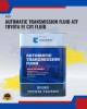 Automatic Transmission Fluid ATF Toyota FE CVT Fluid Engine Oil & Fluids image