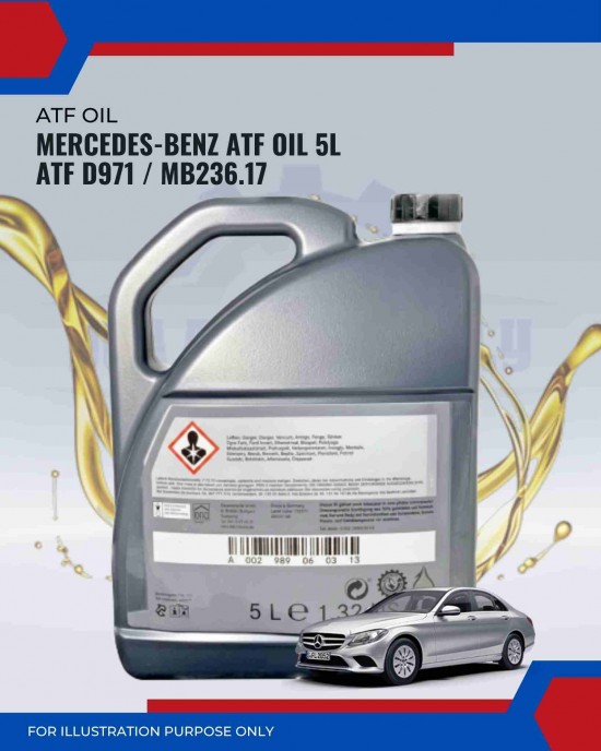 Mercedes-Benz Auto Transmission Fluid (ATF) X253 5L MB236.17 Mercedes-Benz Auto Transmission Fluid (ATF) X253 5L MB236.17