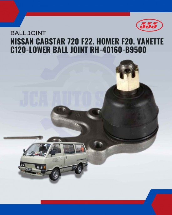 Nissan Cabstar 720 F22. Homer F20. Vanette C120-Lower Ball Joint RH-40160-B9500
