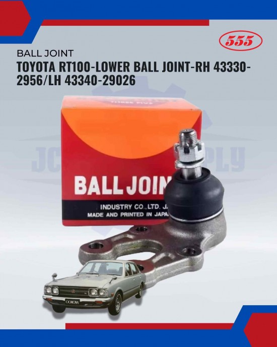 Toyota RT100-Lower Ball Joint-RH 43330-2956-LH 43340-29026(2Pcs)