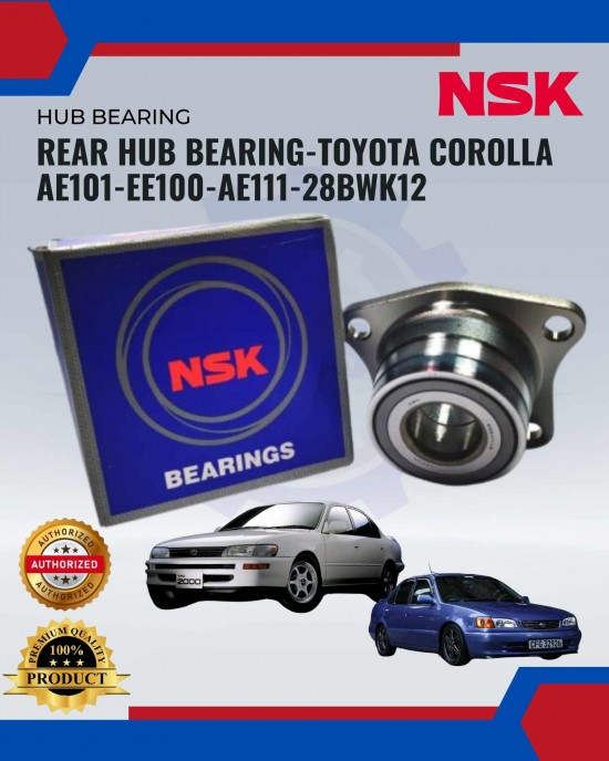 Showing image for Rear Hub Bearing for Toyota Corolla AE101-EE100-AE111-28BWK12 Rear Hub Bearing for Toyota Corolla AE101-EE100-AE111-28BWK12 image