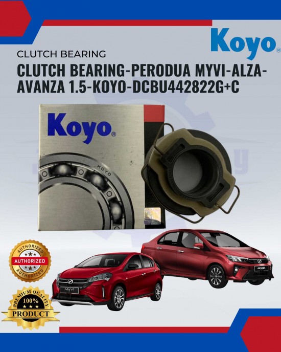 Clutch Bearing-Perodua Myvi-Alza-Avanza 1.5-Koyo-DCBU442822G+C Bearing and Oil Seals image