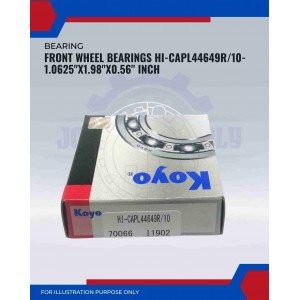 Front Wheel Bearings HI-CAPL44649R10-1.0625x1.98x0.56 Inch