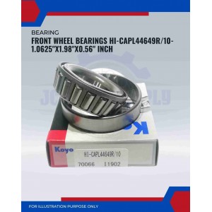 Front Wheel Bearings HI-CAPL44649R10-1.0625x1.98x0.56 Inch
