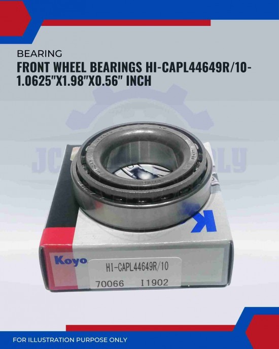Front Wheel Bearings HI-CAPL44649R10-1.0625x1.98x0.56 Inch