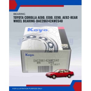 Toyota Corolla AE80. EE80. EE90. AE92-Rear Wheel Bearing-DAC286142AWCS40