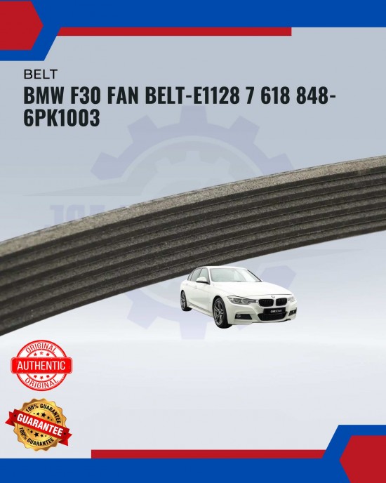 Showing image for BMW F30 Fan Belt-E1128 7 618 848-6PK1003 BMW F30 Fan Belt-E1128 7 618 848-6PK1003 Belts, Hoses & Pulleys image