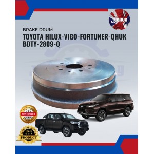 Brake Drum-Toyota Hilux-Vigo-Fortuner-QHUK-BDTY-2809-Q