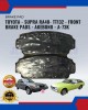 Showing image for Front Disc Brake Pad-Toyota-Supra RA40-TT132-Akebono-A-73K Front Disc Brake Pad-Toyota-Supra RA40-TT132-Akebono-A-73K image