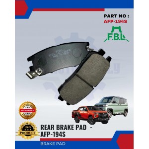 Rear Disc Brake Pad(4pcs)-Mitsubishi Delica-Pajero-Triton-FBL-AFP-194S