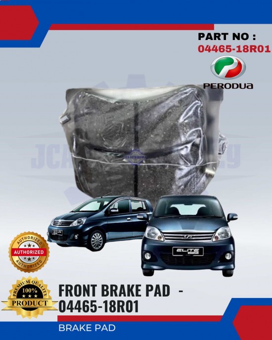 Perodua Viva Front Brake Pads - Original - 04465-18R01 Brake System image