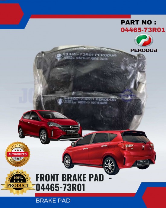 Perodua Myvi Front Brake Pads - Original - 04465-73R01 Brake System image