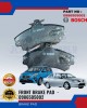 Proton Waja 1.6 - Perodua Alza 1.5 Front Brake Pads - BOSCH - 0986505002 Brake System image