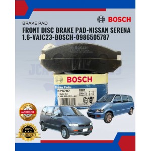 Front Disc Brake Pad-Bosch-Nissan Serena 1.6-VAJC23-BOSCH-0986505787