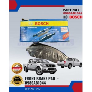 Front Brake Pad-Nissan Navara D40-BOSCH-0986AB1044