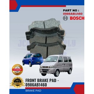 Front Brake Pad-Suzuki 1.0 E-RV MPV-Naza Sutera-BOSCH-0986AB1460