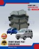 Suzuki 1.0 E-RV MPV - Naza Sutera Front Brake Pads - BOSCH - 0986AB1460 Brake System image