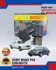 Mercedes Benz W210 - E230 - E280 Rear Brake Pads - BOSCH - 0986AB4731 Brake System image