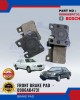 Mercedes Benz W210 - E230 - E280 Rear Brake Pads - BOSCH - 0986AB4731 Brake System image