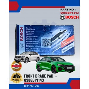 Front Disc Brake Pad-Audi RS3-Volkswagen Toureg-BOSCH-0986BP1143