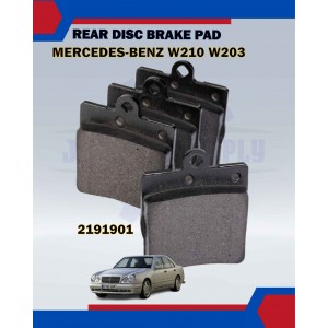 Rear Disc Brake Pad Set-Mercedes Benz W210 W203-TEXTAR-2191901