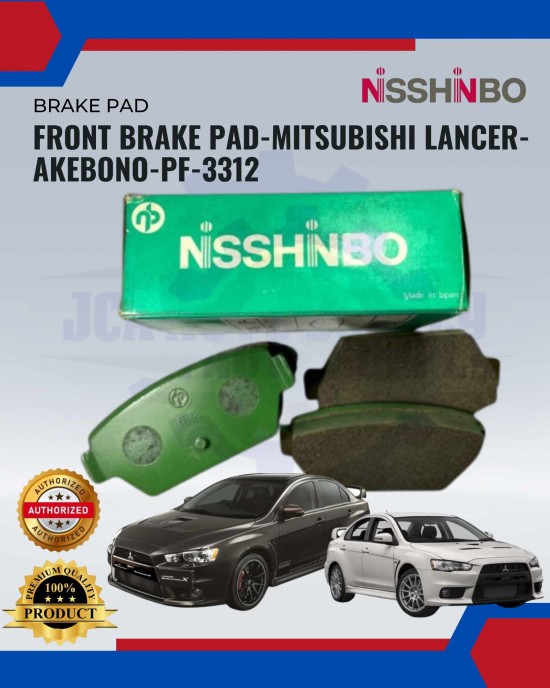 Front Brake Pad-Mitsubishi Lancer-Akebono-PF-3312 image