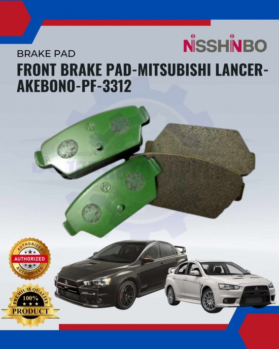Front Brake Pad-Mitsubishi Lancer-Akebono-PF-3312 image