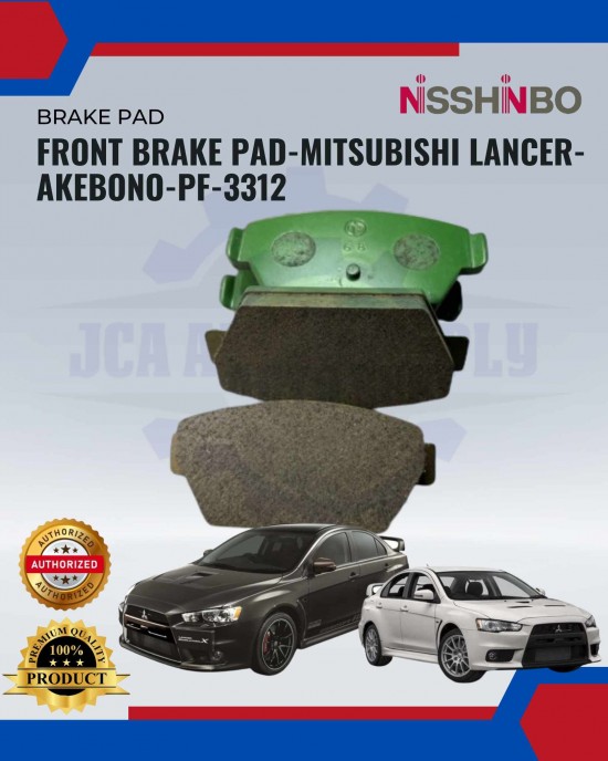 Front Brake Pad-Mitsubishi Lancer-Akebono-PF-3312 image