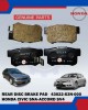 REAR DISC BRAKE PAD (4PCS)-HONDA CIVIC SNA-SNB-ACCORD SDA-SV4-STREAM S7A-HONDA ORIGINAL-43022-S3N-000 Brake System image