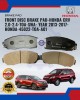 Front Disc Brake Pad-Honda CRV 2.0-2.4-TOA-SWA-YEAR 2013-2017-HONDA-45022-TOA-A01 image