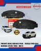 FRONT DISC BRAKE PAD (4PCS)-HONDA CIVIC TRO-BR-V-HONDA ORIGINAL-45022-TR0-E01 Brake System image