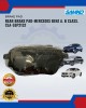 REAR BRAKE PAD-MERCEDES BENZ A. B CLASS. CLA-5SP2132 Brake System image