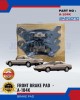 Mazda 929L - Cosmo Front Brake Pads - AKEBONO - A-104K Brake System image