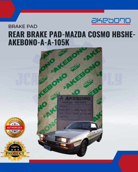 Showing image for Rear Brake Pad-Mazda Cosmo HBSHE-AKEBONO-A-A-105K Rear Brake Pad-Mazda Cosmo HBSHE-AKEBONO-A-A-105K image