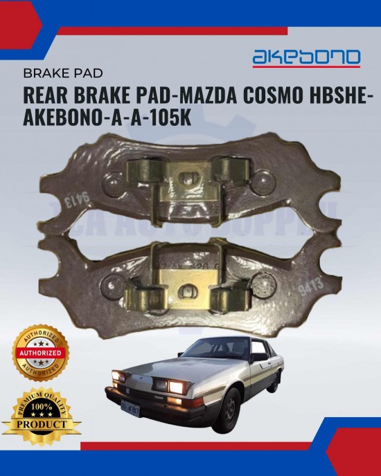 Showing image for Rear Brake Pad-Mazda Cosmo HBSHE-AKEBONO-A-A-105K Rear Brake Pad-Mazda Cosmo HBSHE-AKEBONO-A-A-105K image