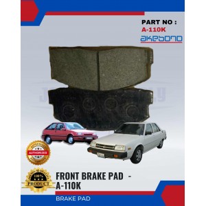 Front Brake Pad-Mitsubishi Tredia-C13A-A175A-EA-AKEBONO-A-110K