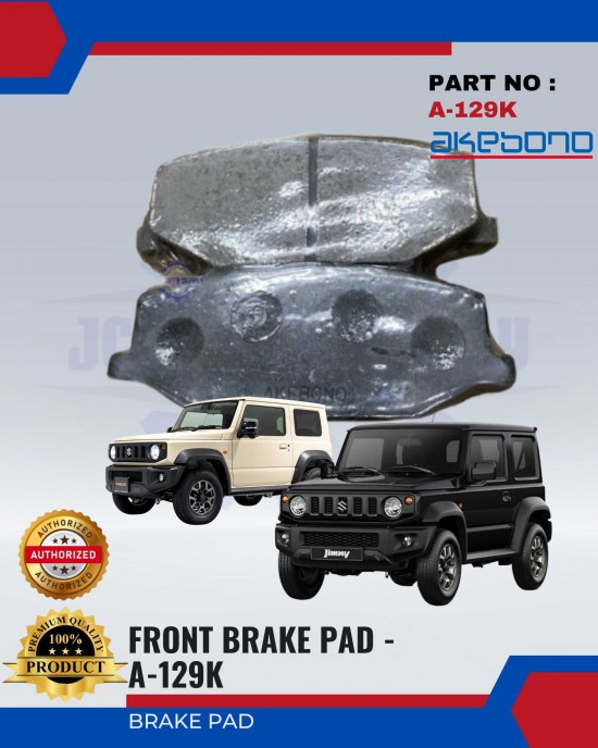 Suzuki Jimny Front Brake Pads - AKEBONO - A-129K Brake System image