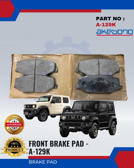 Suzuki Jimny Front Brake Pads - AKEBONO - A-129K Brake System image