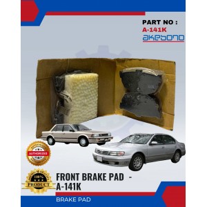 Front Brake Pads-Nissan Cefiro 2.0-U12-AKEBONO-A-141WK