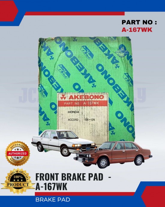 Honda Accord Front Brake Pads - AKEBONO - A-167WK Brake System image