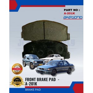 Front Brake Pad-Mitsubishi VR4-Pajero-Galant-AKEBONO-A-201K-