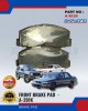 MITSUBISHI - VR4 - PAJERO - GALANT- Front Brake Pads - AKEBONO - A-201K- image