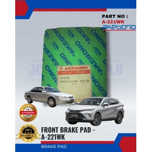 Front Brake Pads-Toyota Camry 2.2 Old-Harrie-AKEBONO-A-221WK