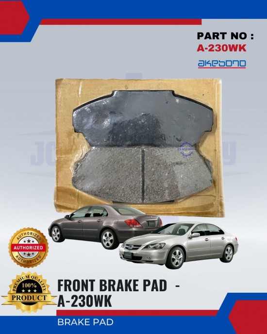 Honda Legend Front Brake Pads - AKEBONO - A-230WK Brake System image