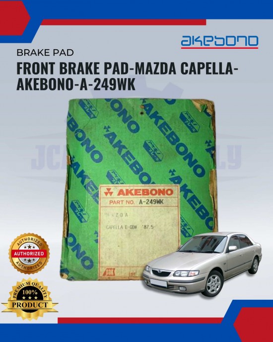 Front Brake Pad-Mazda Capella-AKEBONO-A-249WK image